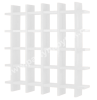 Policový regál bílý 230x230 cm