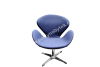 Křeslo Swan modré