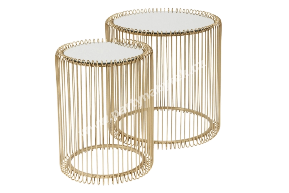 PARTY NÁBYTEK | Půjčovna nábytku, stolů, židlí a vybavení | Stolky Wire 2 ks/set_5