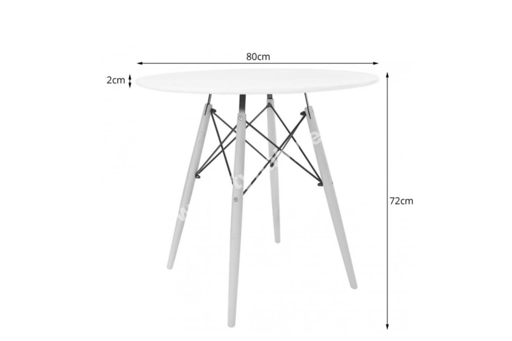 PARTY NÁBYTEK | Půjčovna nábytku, stolů, židlí a vybavení | Kavárenský stolek Scandi_4