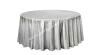 Silver round tablecloth diameter 310 cm