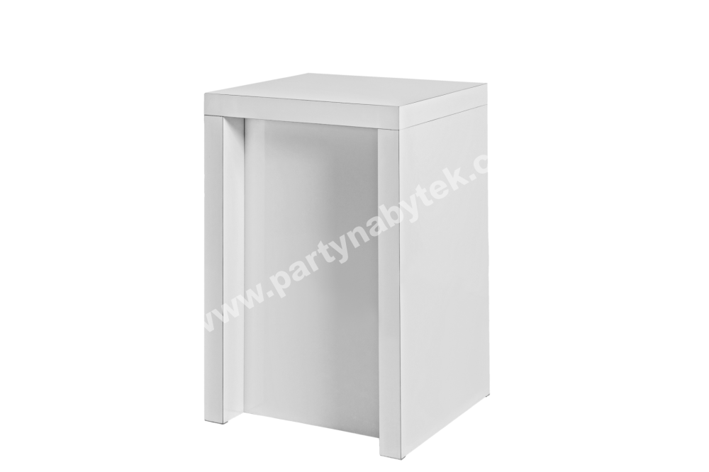 PARTY NÁBYTEK | Půjčovna nábytku, stolů, židlí a vybavení | Bistro table White Magic with partition_3