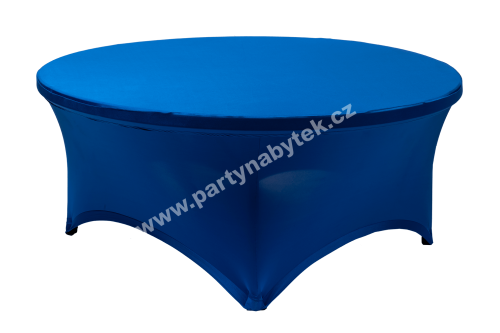 PARTY NÁBYTEK | Půjčovna nábytku, stolů, židlí a vybavení | Ubrusy | Ubrus kulatý modrý