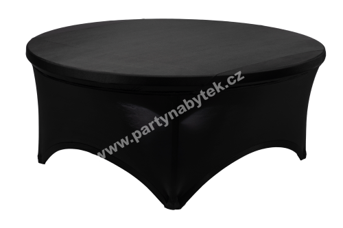 PARTY NÁBYTEK | Půjčovna nábytku, stolů, židlí a vybavení | Ubrusy | Ubrus kulatý černý