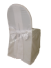 Bow for chair with cover white