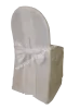 Bow for chair with cover white
