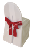 Bow for chair with cover red - burgundy