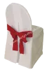 Bow for chair with cover red - burgundy