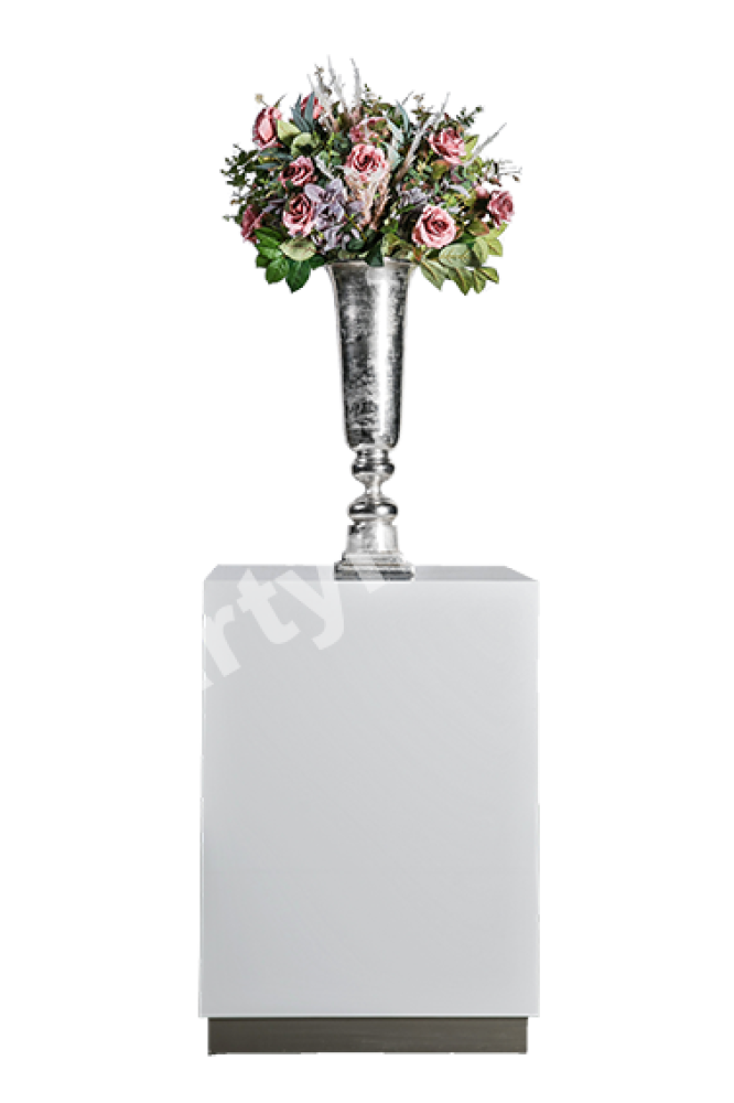 PARTY NÁBYTEK | Půjčovna nábytku, stolů, židlí a vybavení | Kvádr Duplex bílý_5