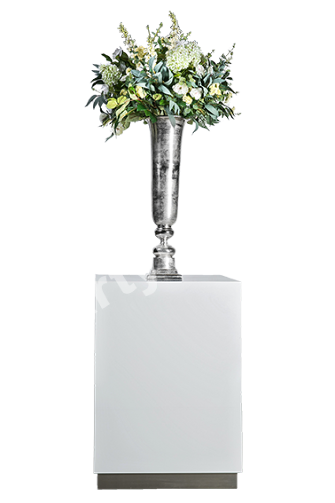 PARTY NÁBYTEK | Půjčovna nábytku, stolů, židlí a vybavení | Kvádr Duplex bílý_2