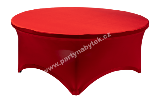 PARTY NÁBYTEK | Půjčovna nábytku, stolů, židlí a vybavení | Ubrusy | Ubrus kulatý červený