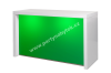Vysoký stůl White Magic se svítící přepážkou obdelník 180x70 cm