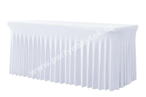 Skirting (potah) elastický bílý _1