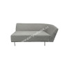 Sofa Loop  two-seater, left, grey