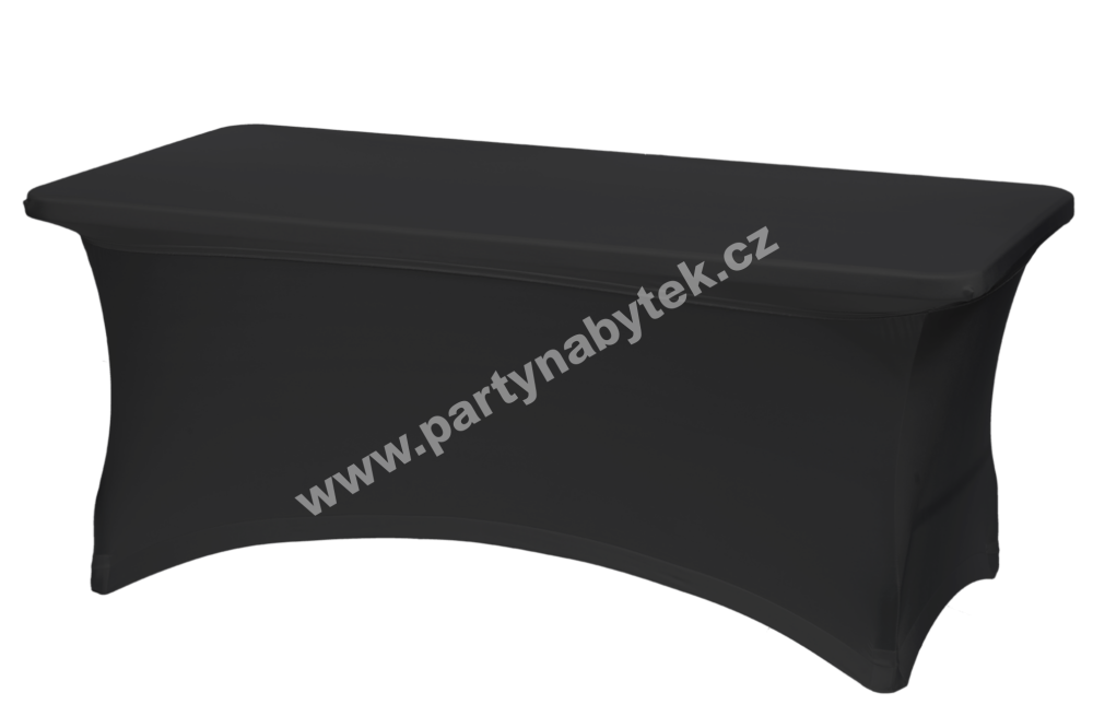 PARTY NÁBYTEK | Půjčovna nábytku, stolů, židlí a vybavení | Black rectangular tablecloth_3