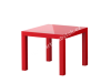 Konferenční stolek Ikea červený čtverec 55x55 cm