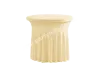 Elastic table skirting champagne for cafe tables, 80 cm dia