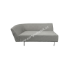 Sofa Loop two-seater, right, grey