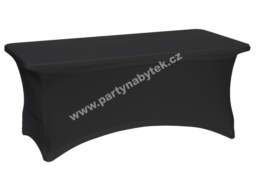 PARTY NÁBYTEK | Půjčovna nábytku, stolů, židlí a vybavení | Black rectangular tablecloth_2