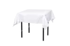 White square tablecloth 140x140 cm
