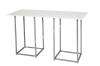 Barový stůl Duplex Compact  bílý, obdélník 180x80 cm