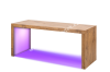Nízký stůl Woody Magic podsvícený obdélník 180x70 cm