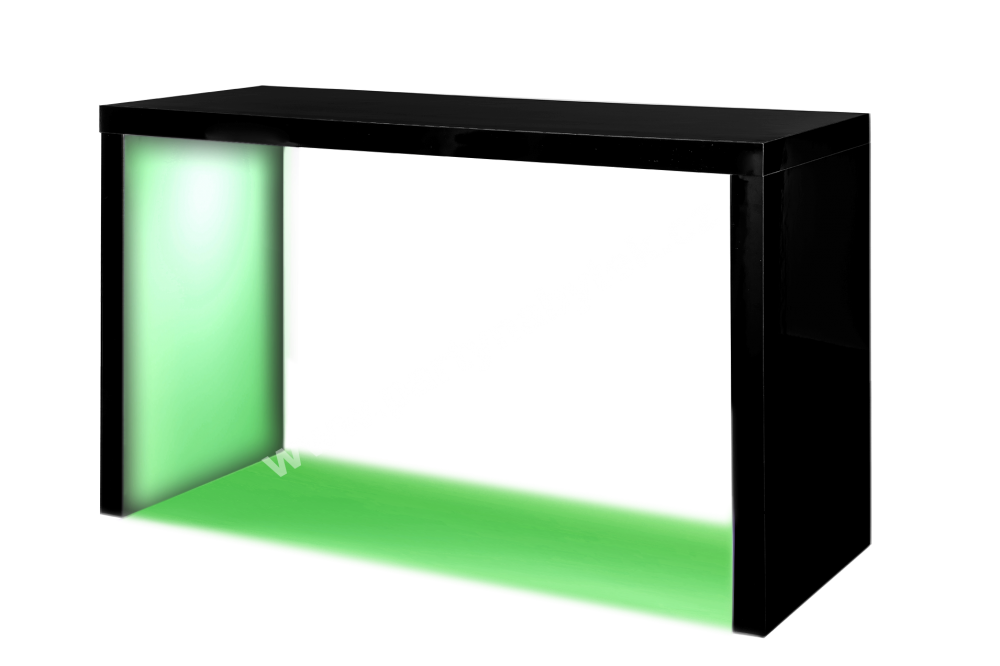 PARTY NÁBYTEK | Půjčovna nábytku, stolů, židlí a vybavení | Vysoký stůl Black Magic podsvícený_3
