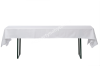 Ubrus obdélníkový bílý 280x110 cm