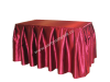 Skirting (sukně) vínový lesklý, 410 cm