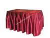 Burgundy skirting (skirt) glossy, 410 cm