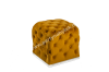 Taburet Velvet zlatý
