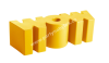 Designová lavička WOW  žlutá