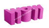 Designová lavička WOW  fuchsiově růžová