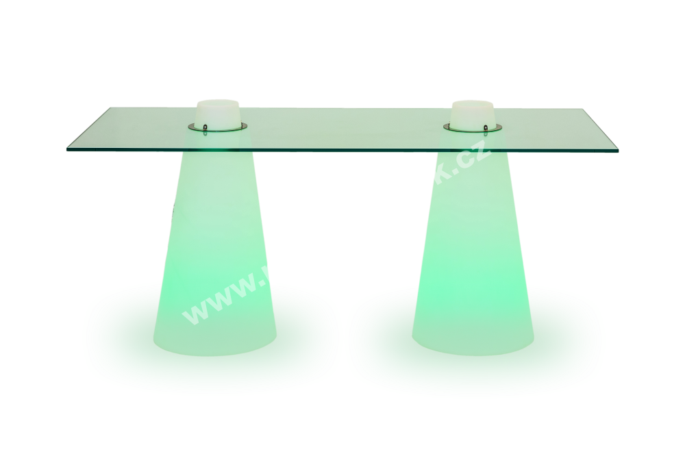 PARTY NÁBYTEK | Půjčovna nábytku, stolů, židlí a vybavení | Jídelní svítící stůl Peak_6