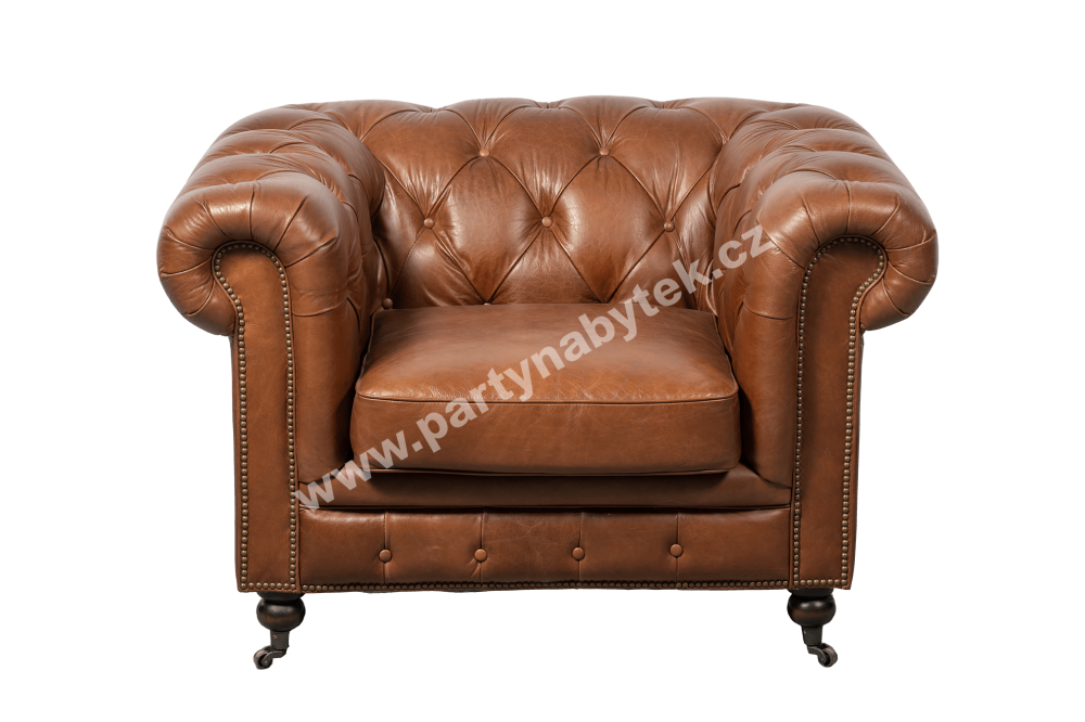 PARTY NÁBYTEK | Půjčovna nábytku, stolů, židlí a vybavení | Křeslo Chesterfield_4