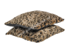 Dekorační polštář s vlasem leopard, 50x50 cm