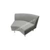 Sofa Loop  corner section 135°, grey