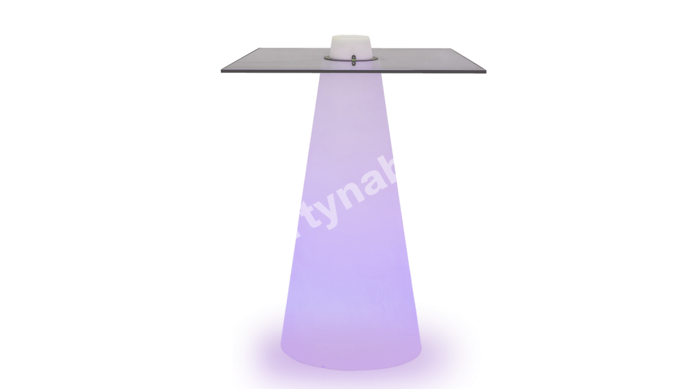 PARTY NÁBYTEK | Půjčovna nábytku, stolů, židlí a vybavení | LED svítící bistrostůl Peak_4