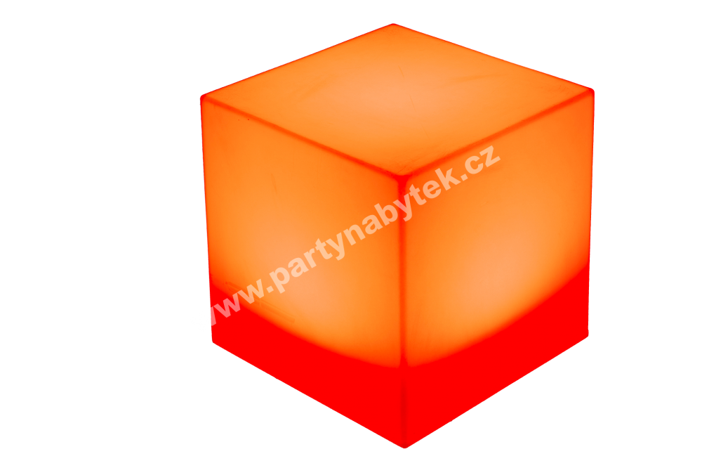 PARTY NÁBYTEK | Půjčovna nábytku, stolů, židlí a vybavení | LED svítící Kostka_4