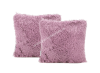 Dekorační polštář  s vlasem růžový, 45x45 cm