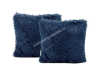 Dekorační polštář s vlasem modrý, 45x45 cm