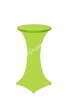 Bistro table with green elastic tablecloth diameter 60 cm