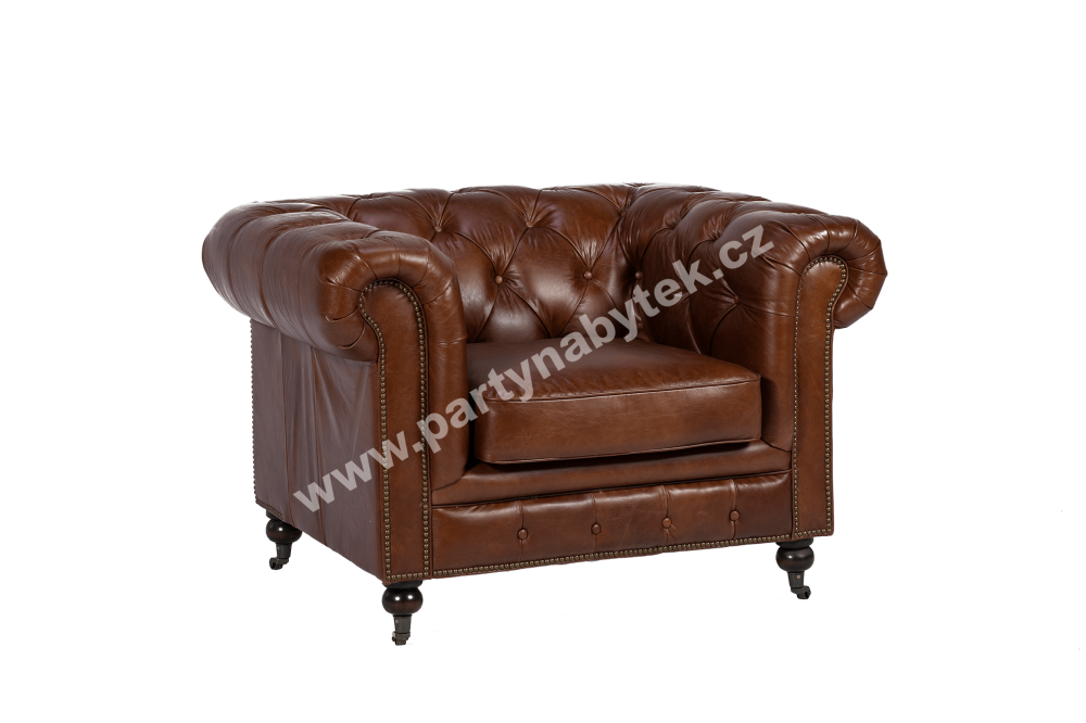 PARTY NÁBYTEK | Půjčovna nábytku, stolů, židlí a vybavení | Křeslo Chesterfield_5