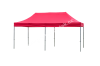 Nůžkový stan 3x6 m červený
