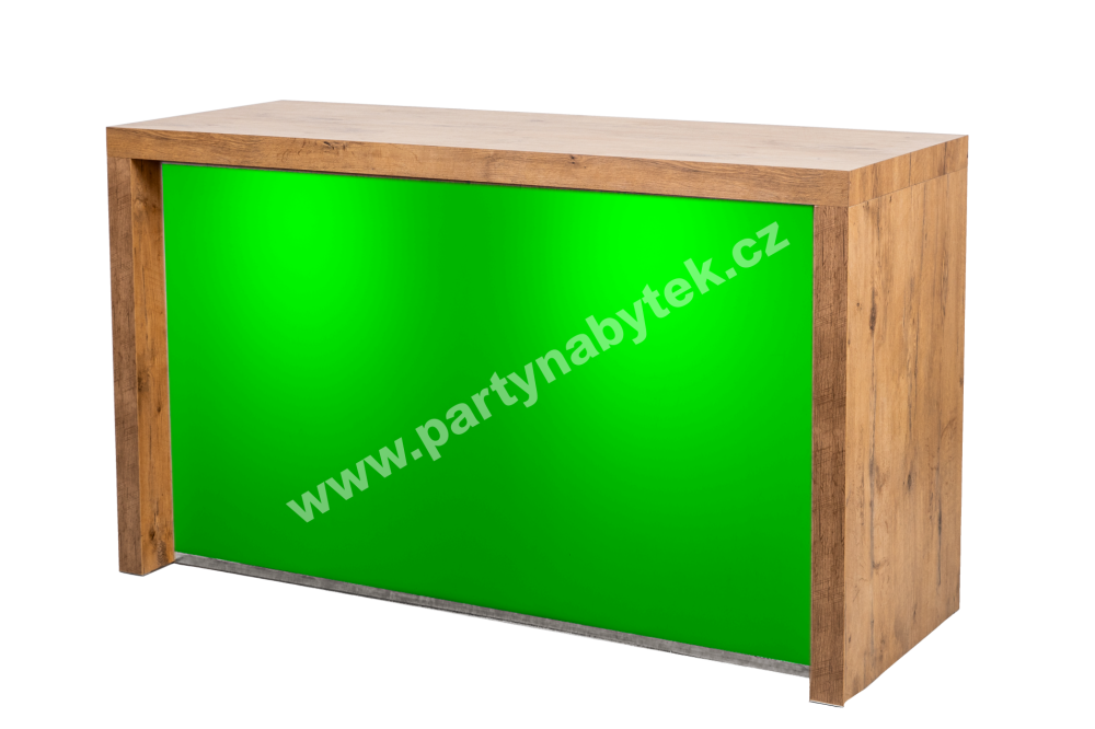 PARTY NÁBYTEK | Půjčovna nábytku, stolů, židlí a vybavení | Vysoký stůl Woody Magic se svítící přepážkou _2