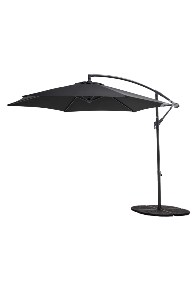 PARTY NÁBYTEK | Půjčovna nábytku, stolů, židlí a vybavení | Slunečník s boční nohou se zátěžemi