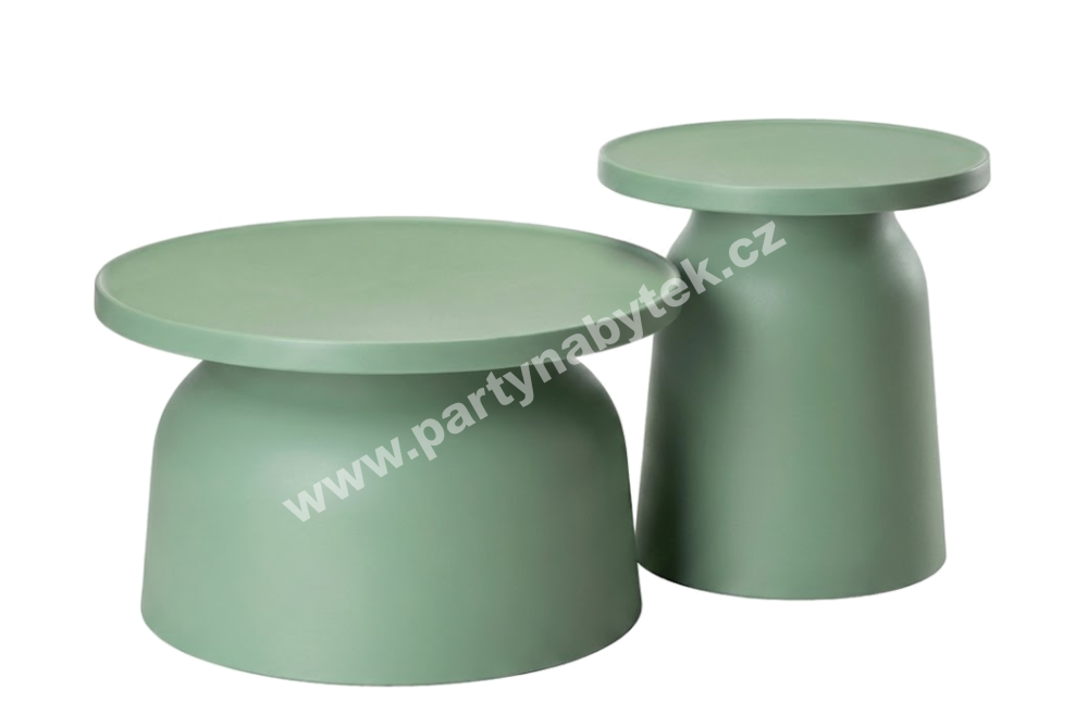 PARTY NÁBYTEK | Půjčovna nábytku, stolů, židlí a vybavení | Stolky Otto 2 ks/set 