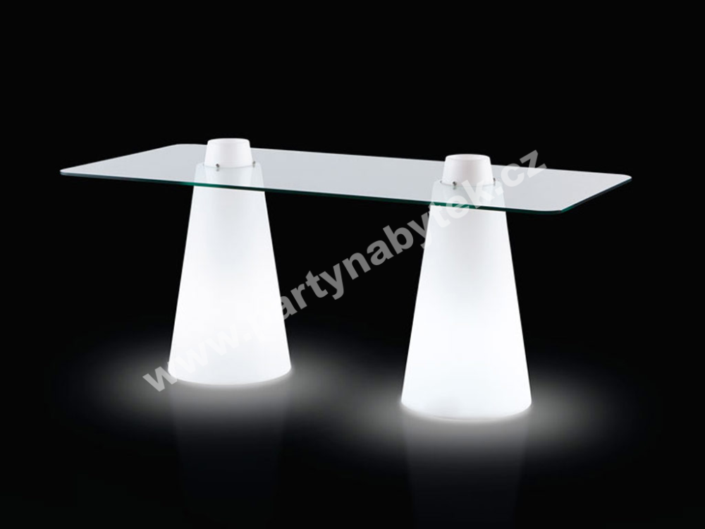 PARTY NÁBYTEK | Půjčovna nábytku, stolů, židlí a vybavení | Jídelní svítící stůl Peak