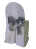 Bow for chair with cover silver