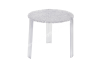 Ministolek T-table průhledný čirý, pr.50 cm